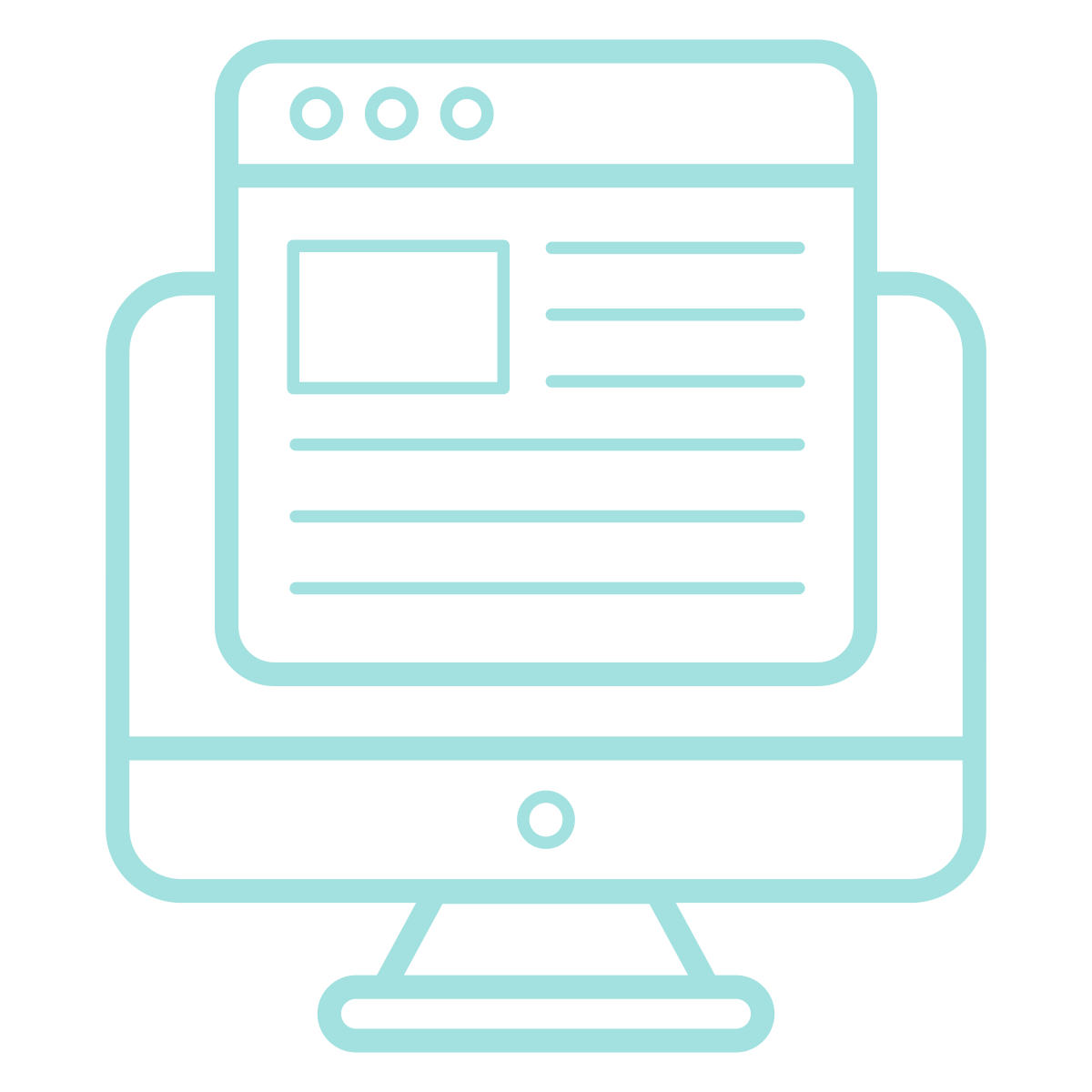 Illustration of a computer and a form Illustration of a computer and a form