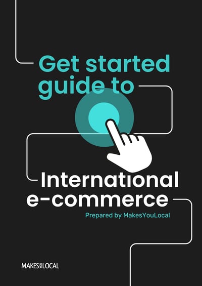 finger tapping the cover of get started guide