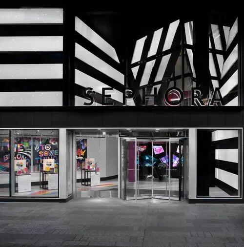 Sephora store from the front