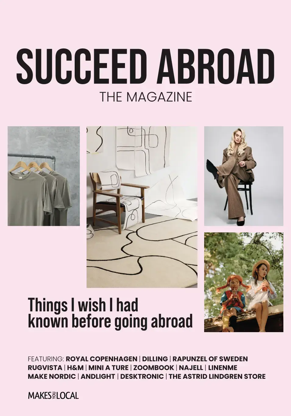 cover of succeed abroad the magazine