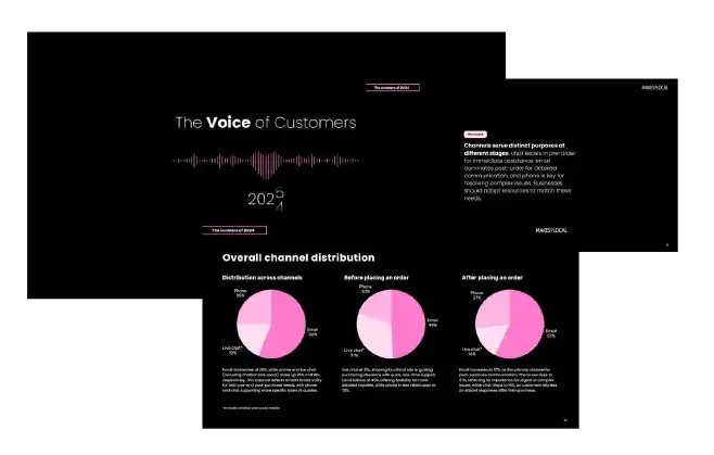 Voice of Customer report