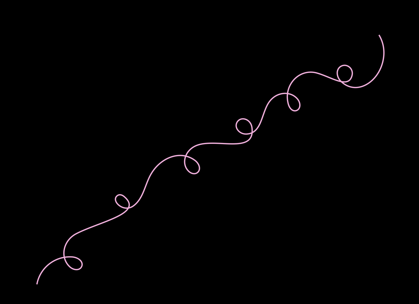 pink phoneline illustraton