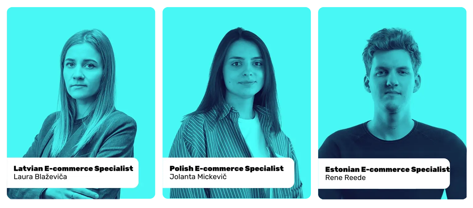 Portraits of Baltic E-commerce Specialists at Succeed Abroad Vilnius 2025